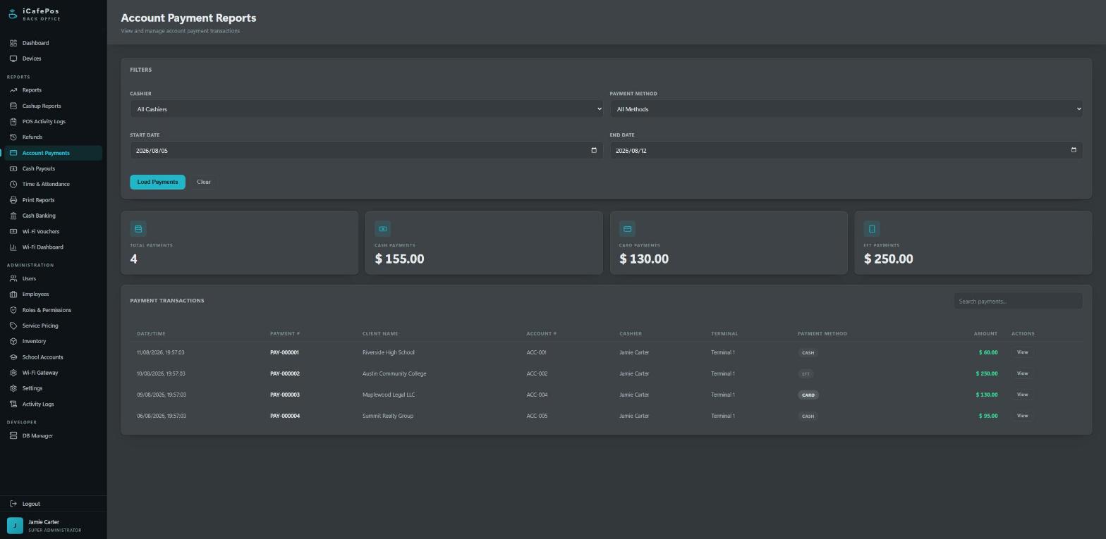 Account payments